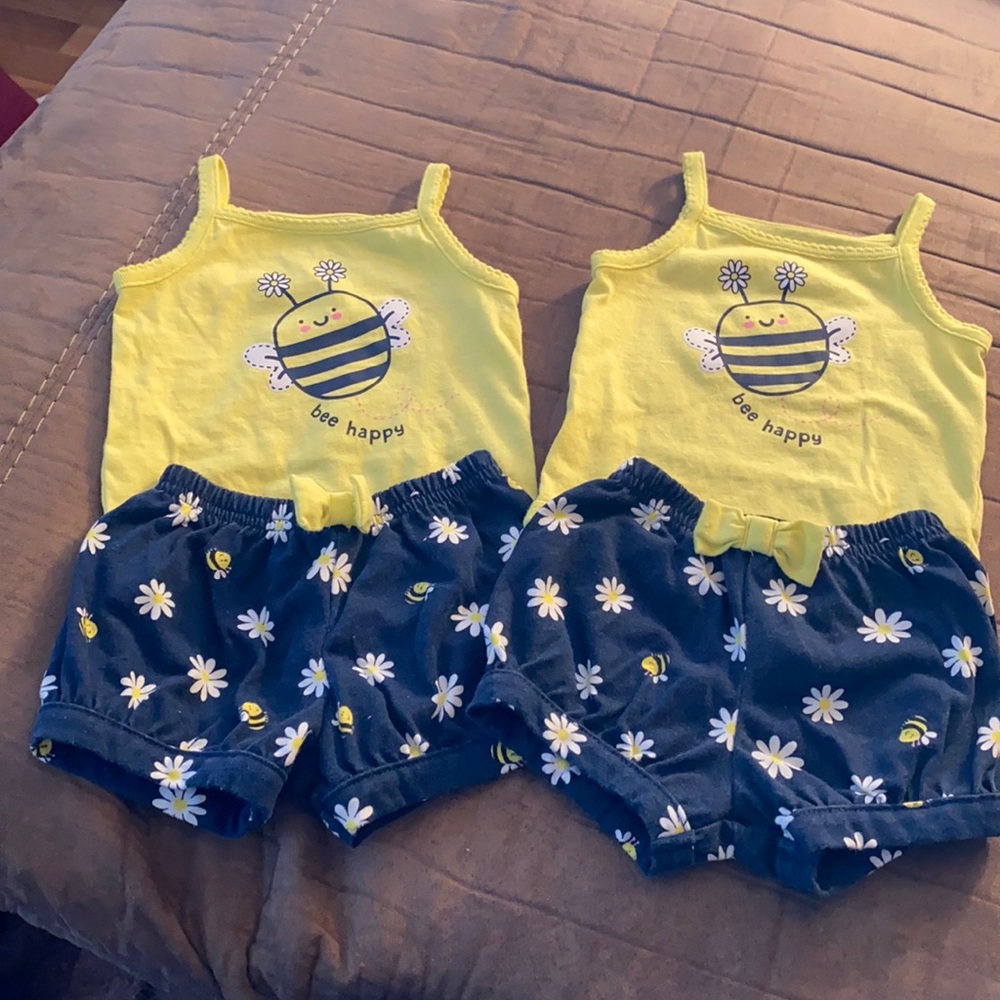 Twin tank and shorts set